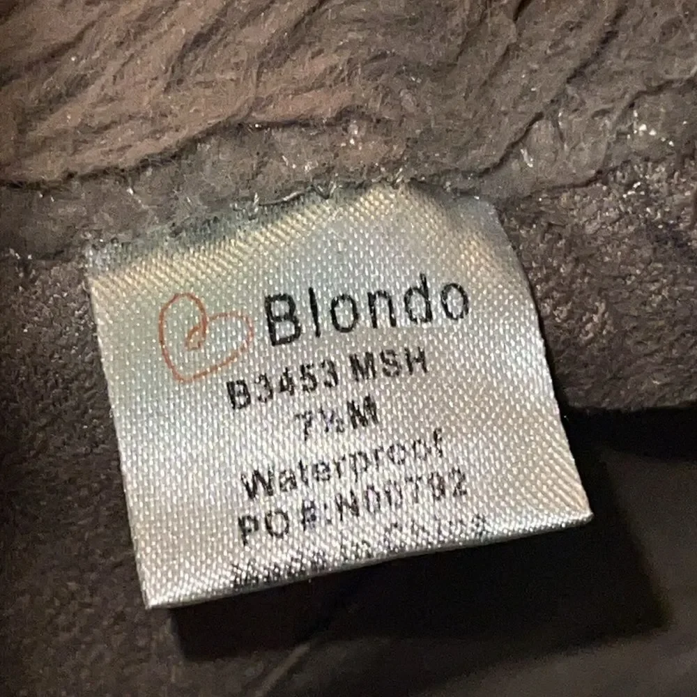 Blondo Tan Suede Booties Size 7.5